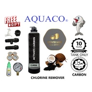 AQUACO ACTIVATED CARBON (HALAL CERTIFIED) OUTDOOR WATER FILTER CHLORINE REMOVER COCONUT