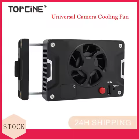 Camera Cooling Fan for Sony A7IV ZVE1 A6700 A7C2 AVE10 ZV1 A7C; Canon R5 R6 R7 90D; Fujifilm XT4 XS1