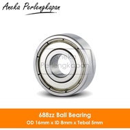688zz Miniature Ball Bearing 16 x 8 x 5mm Bearing / Laker