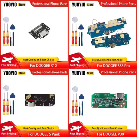 Charging Board For DOOGEE N30 S88 Pro V30 Pro V40 Pro V50 Pro R08 R10 S Punk S35 Pro USB Port Board 