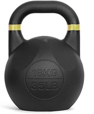 Kettlebells AGYH Black Cast Iron Kettlebell, Men's Professional Athletic Strength Training Dumbbell,