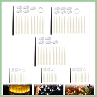 [ Candles with Remote Timer, Flameless Taper Candles, LED Electric Hanging Window Candles for Weddin