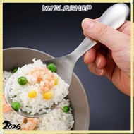 88KWSLQSHOP Rice Shovel, Household Thickened Non-stick Rice Spoon, Stainless Steel Canteen Serving s