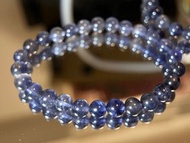 父親節禮物🎁全新7mm透體堇青石手鍊