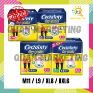 Certainty Adult Dry Pants Diapers - M10/L9/XL8/XXL6 (1 Pack)