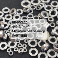 684W3ZZ 4*9*3 (mm) Miniature ball bearing