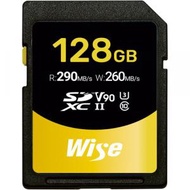 Wise Advanced 128GB V90 UHS-II SDXC Memory Card