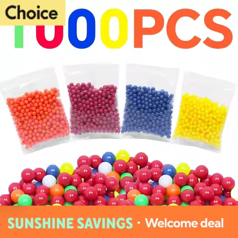 2028 For 1000 Rounds Airsoft BBs Bullets Colorful 0.1g 6mm BB Pellets Strikeball Rifle Gun Plastic B