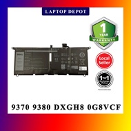 Dell XPS 9370 9380 DXGH8 0G8VCF 7.6V 52Wh Replacement