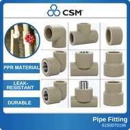 PPR Female Elbow Reducer Socket Tee Elbow 20mm 25mm 32mm Plumbing Pipe Fitting Connector