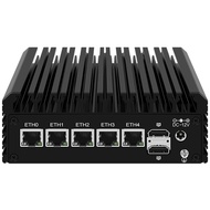 Firewall Micro Appliance Inter N100 Quad Core Mini PC Firewall, 5 Inter i226 2.5Gbe NIC Ports Suppor