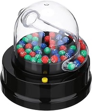 STOBOK Electric Lotto Ball Machine: Lottery Machine Portable Bingo Machine Cage Game with Balls Fort