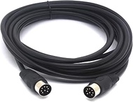 Long 8 PIN DIN Cable Male to Male MIDI Extension Cord for Bang and Olufsen B&O PowerLink mk 2 BeoLab
