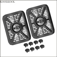 KOOK Air Fryers Grill Pan Cooking Rack with Rubber Bumpers for DZ401 DZ550 Replacement Baking Tray E