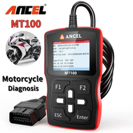 ANCEL MT100 Motorcycle Diagnostic Tool OBD2/EOBD Full Functions Scanner Code Reader for Engine ABS F