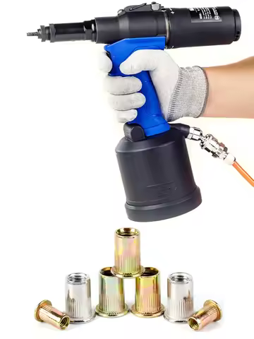 Lightweight Pneumatic Riveter Automatic Rivet Nut Gun M3 to M12 Hydraulic Industrial Quick Riveting 