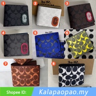 C8297 CA549 CP219 Compact ID 3 IN 1 Wallet Signature Canvas With Patch Men Short Dompet Lelaki 8297 