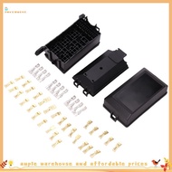 【posthouse1】Fuse-Relay Box 5-Fuse Holders 6 Relay Block Holders Fuse-Block 12V Fuse-Box Car