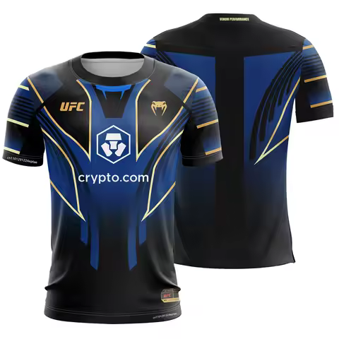 Men's Training UFC Breathable Sportswear T-shirts Outdoor Male Leisure Short-Sleeved Jersey Boys Run