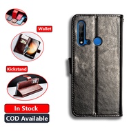Classic Leather For Huawei Nova 5i P20 Lite 2019 GLK-LX1 2 3 Wallet Vintage Folio Case Flip Cover Ma