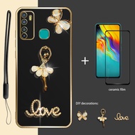 Glitter Diamond 3D For Tecno Spark 5/5 Pro KE5/KD7S Camon 15/15Air CD6/CD6S/CD7 Case with Screen Pro