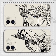 Wuthering Waves/Mingchao Katicia Line Draft Phone Case Suitable for iPhone16/jyrg