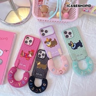 FREE PILLOW CHARM POLKADOT MOTIF DOGGY CUTE 3D CASE LYCHEE CANDY FOR SAMSUNG A03 A03S A04 A04E A04S 