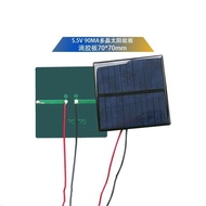 NVIK READY STOCK Solar Panel 5V 6V Solar Power Panel Experimental DIY Production Photovoltaic Power 