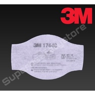 3M 1744C P2 Particulate Filter with Nuisance Level Organic Vapor Relief 10pcs@1box