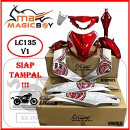 MAGICBOY MAGIC BOY COVERSET LC135 135LC V1 OLD MERAH BATIK / BATIK RED / SILVER RED BATIK (BTK)