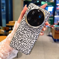 Pu Sang trọng nghệ thuật Graffiti được Cá nhân hóa Ốp da cho Xiaomi 12S Ultra /13 Ultra /14 Ultra/15