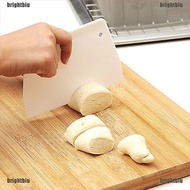 [BiuBiu] 1pc Plastic Dough Cake Scraper Plain Smooth Jagged Edge Spatulas Cutters