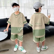 BIONE Boys' Short Sleeve Shirt Set 5-14 Years ZP