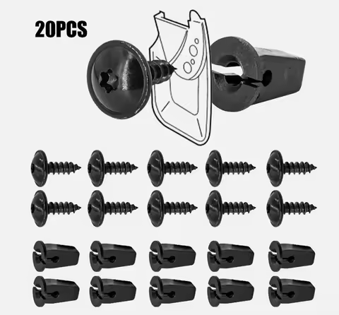 10 Pairs Fender Trim Mounting Bolts for VW, Torx Screw Fixings for Audi A1 A3 A4 B5 B6 B7 A5 C5 A6 A