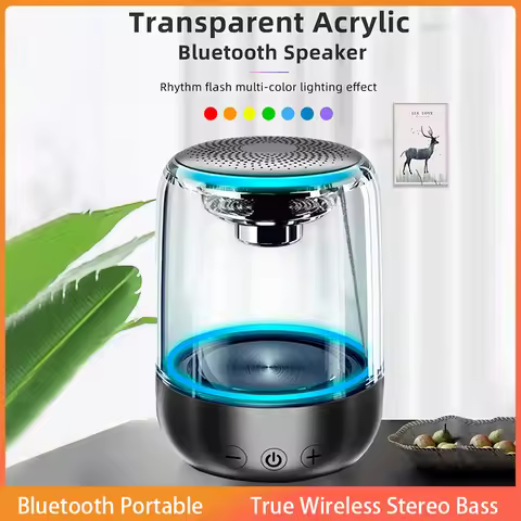 Xiaomi Youpin Bluetooth Speaker True Wireless Stereo Portable Speakers Sound Rich Bass Colorful LED 