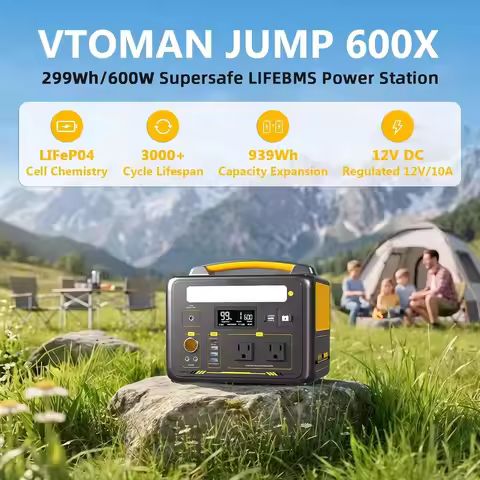 299Wh 600W LiFePO4 Portable Power Station, Custom