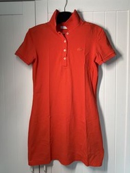 Lacoste 紅色 Polo 連身裙 Size 38