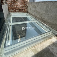 GLASS CANOPY Kanopi Kaca Besi WF Holo Alderon Tempered Laminated (9)