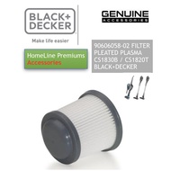 FILTER, PLEATED, PLASMA 90606058-02 CS1830B/CS1820T BLACK+DECKER