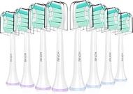 Toothbrush Replacement Heads for Philips Sonicare Heads, Electric Brush Head Compatible with Phillips Sonic Care Head, 8 Pack