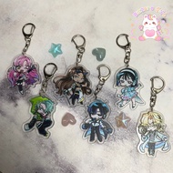 GANTUNGAN ALNST Alien Stage Keychain Cute Anime Keychain Ivan Till Mizi Sua Hyuna Lukai