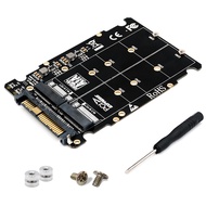 M2 SSD to U.2 Adapter M.2 NVMe and SATA-Bus NGFF SSD to PCI-e U.2 SFF-8639 Adapter PCIe M2 Converter