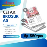 PRINT A5 BROCHURE || CUSTOM A5 BROCHURE || A5 FLYER PRINTING 1 RIM BROCHURE/ DEPOK/