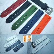 22mm錶帶  Pan 42mm case錶帶  合用: Panerai膠帶 沛納海 膠錶帶