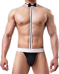 Mankini Borat Swim Trunks Men Sexy Thong V Neck for Men Beachkini Beach Gift Lingerie Santa Costume 