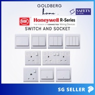[SG Seller] Honeywell R Series Socket and Switch White | Goldberg Home