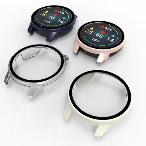 Hard Edge Shell Glass Screen Protector Case For Garmin Venu 2/2S 40mm 45mm Watch Venu2 Plus Protecti