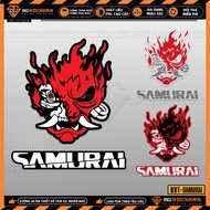 Samurai Stickers for Motorcycles, Electric Vehicles, Helmets | DVT-SAMURAI | Team Decal Sticker Samu