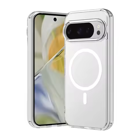 Magnetic Clear TPU Silicone Soft Case for Google Pixel 8 9 10 Pro XL 10Pro 9Pro 8Pro 9A 8A 5G Magsaf