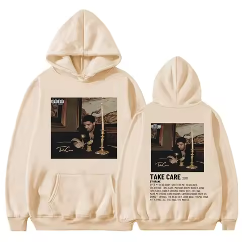 ARapper Drake Music Album Take Care Hoodie Men Woman Hip Hop Vintage Hoodie Fashion Casual HipHop Sw